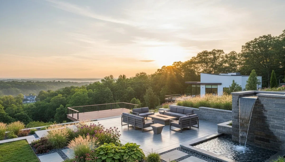 Allentown, PA landscaping service maintaining a neat, healthy residential lawn